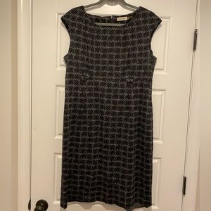 Calvin Klein black and gray dress.  Size 14